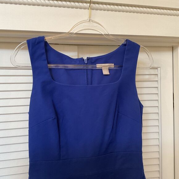 Banana Republic Royal Blue Sheath Dress Size 2 - Picture 6 of 12